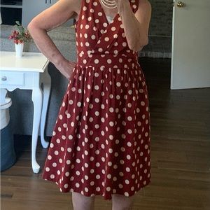 Coldwater Creek cotton lined dress